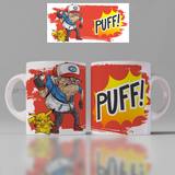 TAZZA EROI IN PENSIONE PERSONALIZZABILE CON IL TUO NOME MOD.5