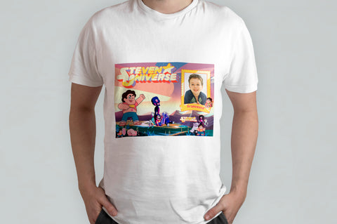 T-SHIRT STEVEN UNIVERSE PERSONALIZZATA CON FOTO E NOME