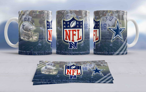 TAZZA DALLAS NFL PERSONALIZZABILE CON IL TUO NOME