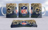 TAZZA RAMS NFL PERSONALIZZABILE CON IL TUO NOME