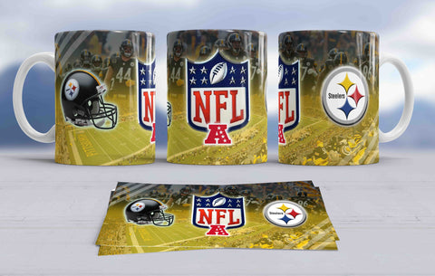 TAZZA STELEERS  NFL PERSONALIZZABILE CON IL TUO NOME