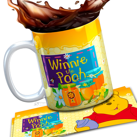 TAZZA WINNIE THE POOH PERSONALIZZABILE CON IL TUO NOME MOD.4