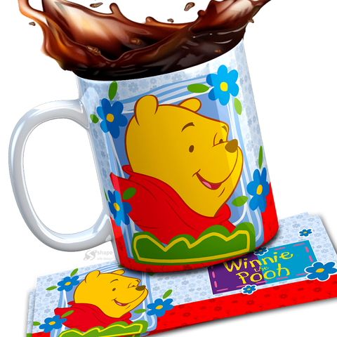 TAZZA WINNIE THE POOH PERSONALIZZABILE CON IL TUO NOME MOD.5