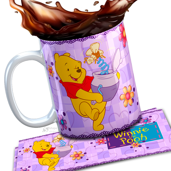 TAZZA WINNIE THE POOH PERSONALIZZABILE CON IL TUO NOME MOD.6