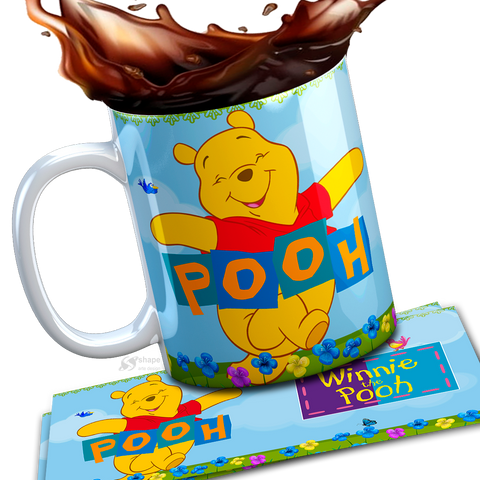 TAZZA WINNIE THE POOH PERSONALIZZABILE CON IL TUO NOME MOD.7