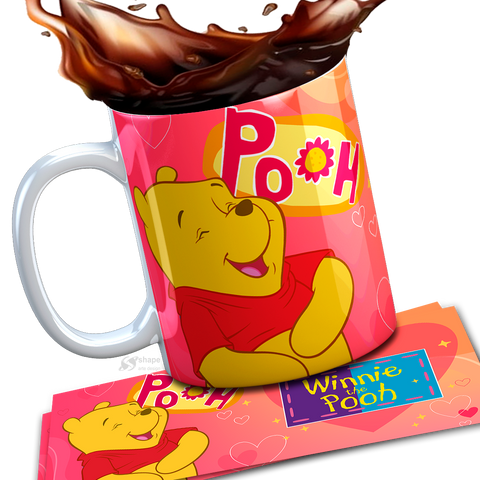 TAZZA WINNIE THE POOH PERSONALIZZABILE CON IL TUO NOME MOD.9