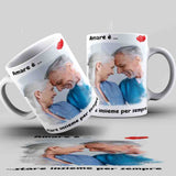 TAZZA AMARE E' PERSONALIZZATA CON FOTO