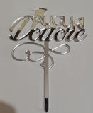 CAKE TOPPER AUGURI DOTTORE PERSONALIZZATO