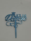 CAKE TOPPER AUGURI DOTTORE PERSONALIZZATO