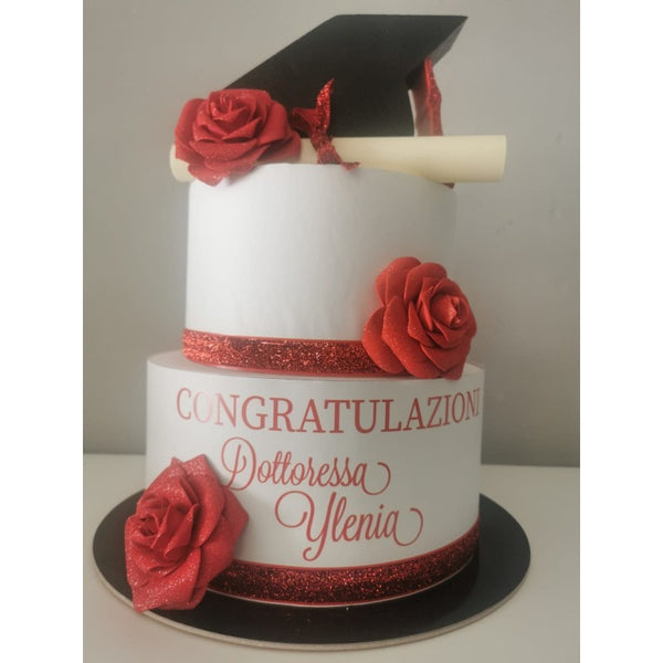 TORTA SCENOGRAFICA LAUREA IN POLISTIROLO PER EVENTO – Customprintshopping