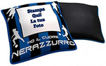 Cuscino quadrato personalizzato idea regalo. Linea Calcio