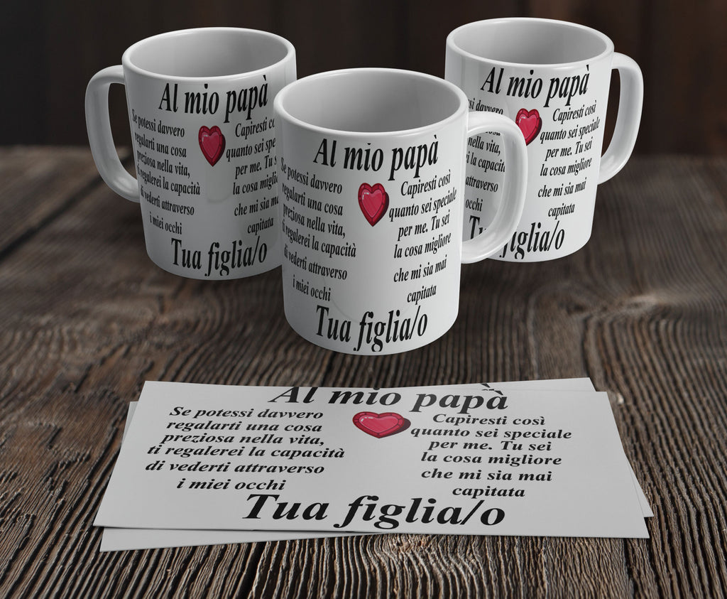 TAZZA DEDICA PER PAPA' – Customprintshopping