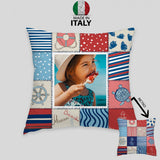 Cuscino quadrato personalizzato idea regalo. Linea Marine