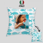 Cuscino quadrato personalizzato idea regalo. Linea Marine