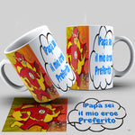 TAZZA PAPA' FLASH  PERSONALIZZABILE CON NOME