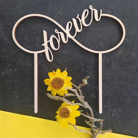 CAKE TOPPER FOREVER