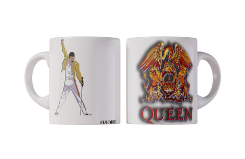 TAZZA FREDDIE MERCURY ( QUEEN) PERSONALIZZABILE CON IL TUO NOME