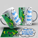 TAZZA PAPA' HULK  PERSONALIZZABILE CON NOME