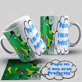 TAZZA PAPA' HULK  PERSONALIZZABILE CON NOME