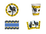 KIT FESTA A TEMA BATMAN 24 BAMBINI CON TOVAGLIA