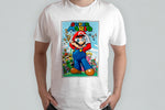 T-SHIRT SUPER MARIO BROS PERSONALIZZABILE CON IL TUO NOME MOD.6