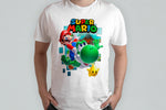 T-SHIRT SUPER MARIO BROS PERSONALIZZABILE CON IL TUO NOME MOD.8