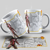 TAZZA MARVEL IRON MAN PERSONALIZZABILE CON IL TUO NOME