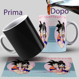 TAZZA GOKU DRAGON BALL PERSONALIZZABILE CON NOME MOD.2