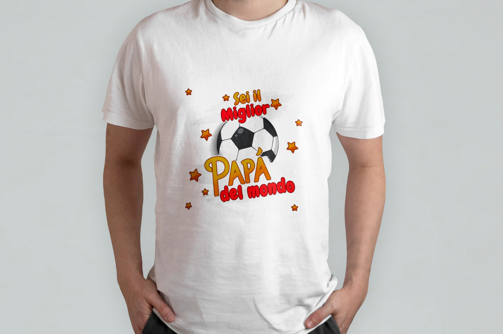 Papà Maglietta Personalizzabile T-SHIRT MIGLIOR PAPA - Main Image