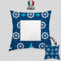 Cuscino quadrato personalizzato idea regalo. Linea Marine