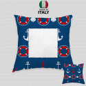 Cuscino quadrato personalizzato idea regalo. Linea Marine