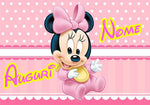 POSTER SFONDO  MINNIE BABY MOD.3 PERSONALIZZATO