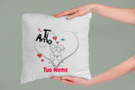 CUSCINO LOVE PERSONALIZZATO CON IL TUO NOME. MOD.7