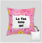 CUSCINO PERSONALIZZATO CON FOTO E/O TESTO.LINEA PRINCIPESSA