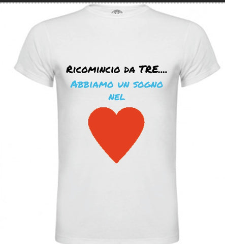 T-SHIRT NAPOLI RICOMINCIO DA TRE