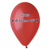 PALLONCINO 5"/13CM VARI COLORI BUSTA GEMAR 100PZ.