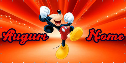 POSTER TOPOLINO PERSONALIZZATO CON IL TUO NOME