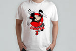 T-SHIRT MINNIE CARTOONS  PERSONALIZZATA COL NOME E ANNI MOD.21